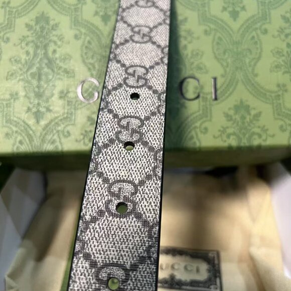 Gucci Double G Reversible Belt Sz 95cm - Picture 6 of 6